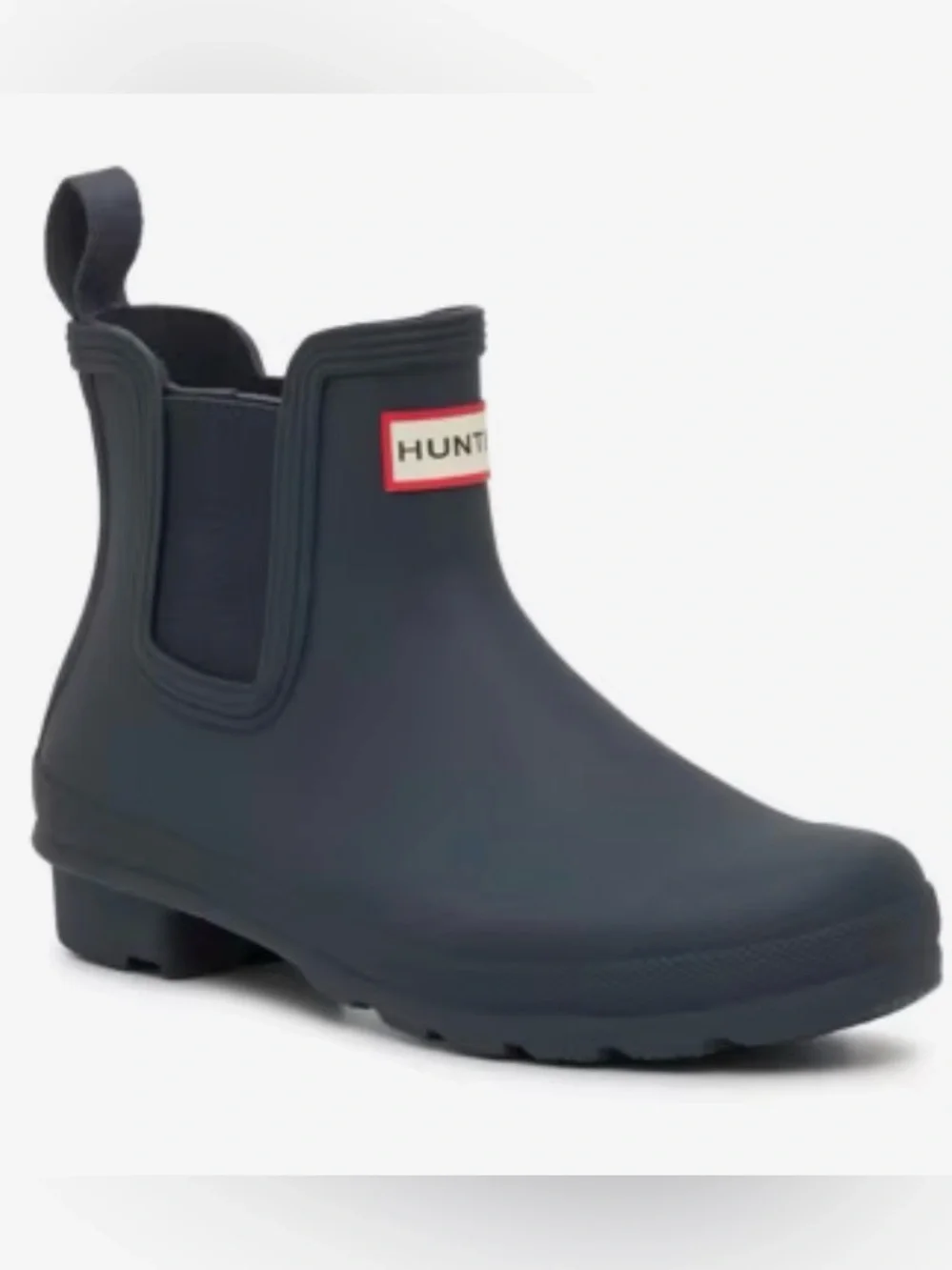 Hunter Originally Chelsea Rainboot - short - navy - size 9